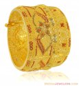 22Kt Gold Exquisite Bangle - Click here to buy online - 4,085 only..
