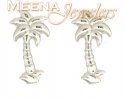 18Kt White Gold Earring - Click here to buy online - 58 only..
