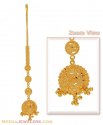 Gold filigree Tikka (22k) - Click here to buy online - 565 only..