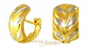 22Kt Gold Clip On Earrings - Click here to buy online - 162 only..