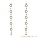 White Gold Signity Earrings - Click here to buy online - 1,571 only..