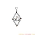 18k Diamond Shape Allah Pendant - Click here to buy online - 539 only..