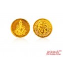 22k Gold Laxmi Coin - Click here to buy online - 115 only..