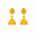 22kt Gold Long Earrings - Click here to buy online - 2,013 only..