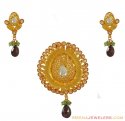Click here to View - 22K Antique Pendant Set 