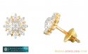 Nakshatra Diamond Earrings (VVS) - Click here to buy online - 1,593 only..