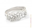 18Kt White Gold Ladies Ring - Click here to buy online - 243 only..