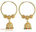 22Kt Gold Chandelier Hoops - Click here to buy online - 546 only..