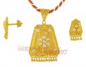 22Kt Gold Filigree Pendant - Click here to buy online - 478 only..
