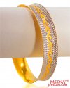 22k Gold Two Tone Kada(1 pc) - Click here to buy online - 3,059 only..