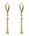 22K Fancy Hoop Earrings