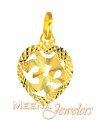 22Kt Om Pendant - Click here to buy online - 55 only..