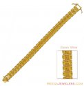 Click here to View - 22K Gold Bracelet  (Frosty Finished) 