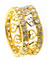 22Kt Gold Ladies Ring with Cubic Zircon - Click here to buy online - 202 only..