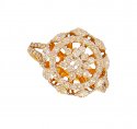 18kt Gold Diamond Ring For Ladies - Click here to buy online - 2,902 only..