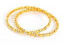 Gold Bangles with Star Signity - Click here to buy online - 1,573 only..