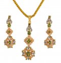 22K Antique Pendant Set - Click here to buy online - 1,139 only..