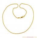 16 Inches Foxtail Chain 22K 