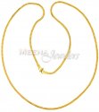 22 Kt Gold Mens Gold Chain - Click here to buy online - 1,206 only..