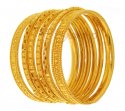 22Kt Gold Handmade Bangles - Click here to buy online - 3,085 only..