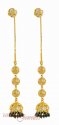 22Kt Gold Earrings - Click here to buy online - 421 only..