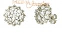 18Kt White Gold Earring - Click here to buy online - 184 only..