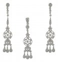 18Kt Designer Pendant Set - Click here to buy online - 1,096 only..