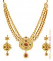 22K Designer Kundan Set - Click here to buy online - 7,706 only..