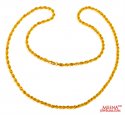 22 kt Gold Rope Chain (18 Inch) - Click here to buy online - 497 only..