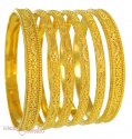 22Kt Gold  Bangles - Click here to buy online - 3,324 only..