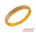 22Kt Gold Signity Stones Band - Click here to buy online - 216 only..