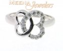 18K White Gold Ladies Ring - Click here to buy online - 178 only..