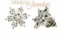 18Kt White Gold Earring - Click here to buy online - 210 only..