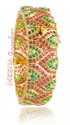 22Kt Bangle with Precious Stones - Click here to buy online - 2,022 only..