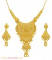 22K  Designer  Necklace  Set - Click here to buy online - 3,971 only..