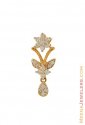 18kt Gold Diamond Pendant - Click here to buy online - 519 only..