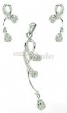 Genuine Diamond Pendant Set - Click here to buy online - 1,644 only..