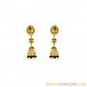 22k Gold Meenakari Jhumki Earrings - Click here to buy online - 365 only..