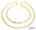 22Kt Yellow Gold Chain  - Click here to buy online - 315 only..