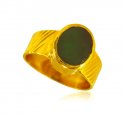 22 Kt Gold Emerald Stone Ring - Click here to buy online - 1,514 only..