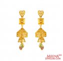 22K Gold layered Earrings  - Click here to buy online - 1,460 only..