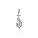 18K White Gold Fancy Pendant - Click here to buy online - 140 only..