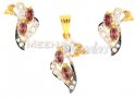 22K Gold Fancy Pendant Set - Click here to buy online - 293 only..