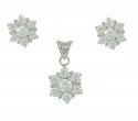White Gold Pendant Set