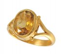 Citrin Ring (22kt Gold) - Click here to buy online - 742 only..