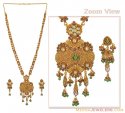 Click here to View - Gold antique patta haar 