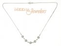 22kt white Gold Chain (Necklace) with CZ - Click here to buy online - 272 only..
