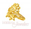 22Kt Gold Ladies Gold Ring - Click here to buy online - 176 only..