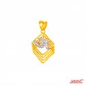 22K Gold Om Pendant  - Click here to buy online - 378 only..