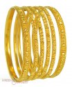 Gold Bangles with Lazer Cuts - Click here to buy online - 2,895 only..